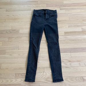 J Brand Studded Skinny Jeans